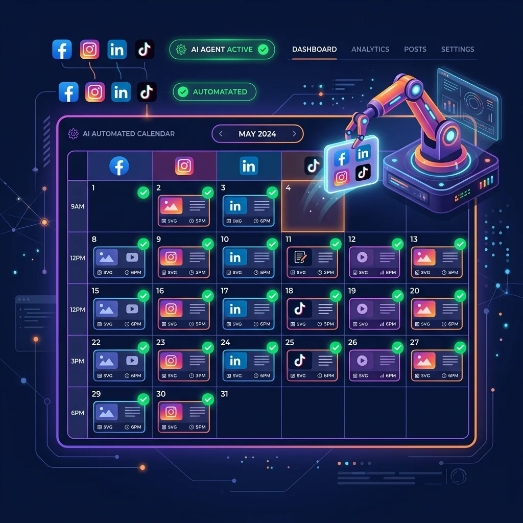 Miss2Asia automated content calendar — always on